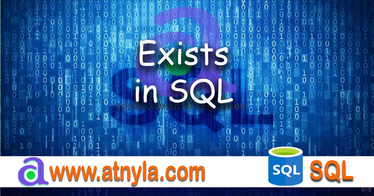 exists-operator-in-sql-atnyla