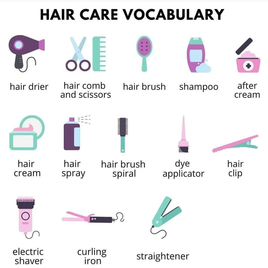 Hair Care Vocabulary  atnyla