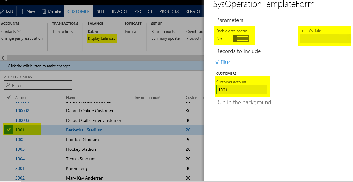 SysOperation framework Output Screenshot 1