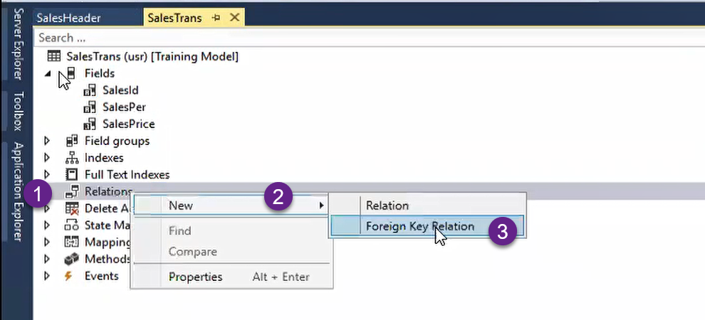 Foreign Key Relationship in D365 F&O