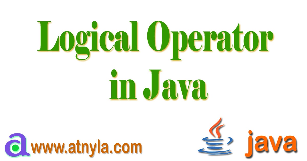 Logical Operator Examples In Java Programming Language Atnyla 5761