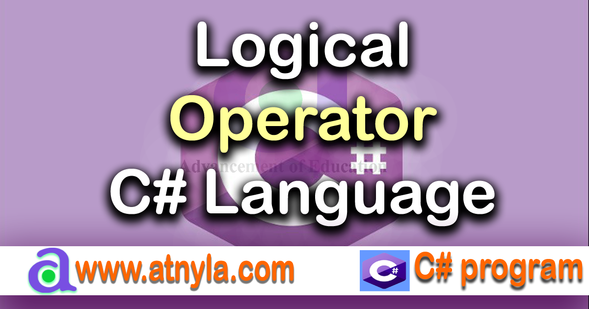 Logical Operators In C Programming Language Atnyla 5565